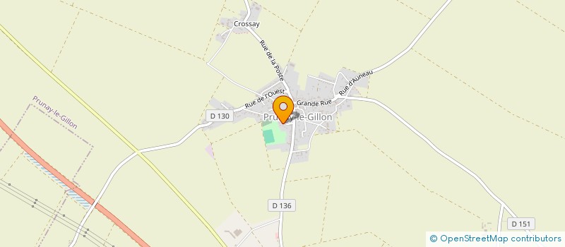 localisation de l'entreprise MONSIEUR FRANCK BEZANNIER à PRUNAY-LE-GILLON
