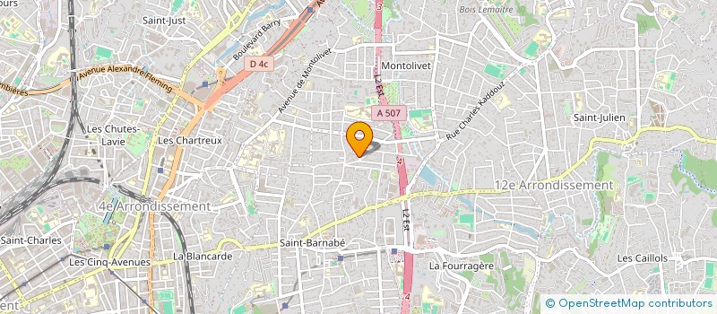 localisation de l'entreprise MONSIEUR FRANCK BIANCARELLI à MARSEILLE
