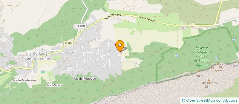 localisation de l'entreprise MONSIEUR FRANCK BIANCHINI  PLAN-D'AUPS-SAINTE-BAUME