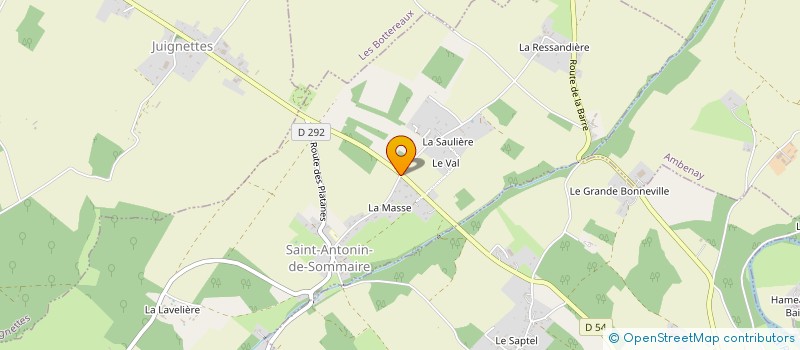 localisation de l'entreprise MONSIEUR FRANCK BIART  SAINT-ANTONIN-DE-SOMMAIRE