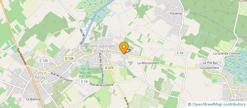 localisation de l'entreprise MONSIEUR FRANCK BIBARD  SAINT-GEORGES-D'OLERON