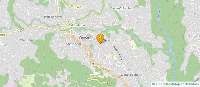 localisation de l'entreprise MONSIEUR FRANCK BICHARD  VENCE