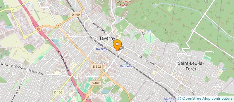 localisation de l'entreprise MONSIEUR FRANCK BIENAIME à TAVERNY