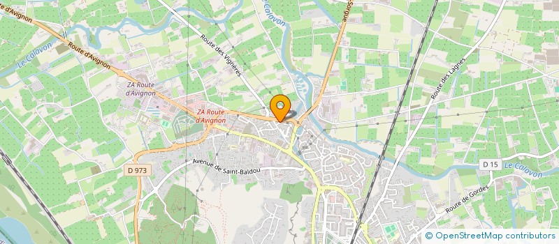 localisation de l'entreprise MONSIEUR FRANCK BIENVENOT  CAVAILLON