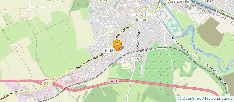 localisation de l'entreprise MONSIEUR FRANCK BIGEREL  SAINT-NICOLAS-DE-PORT