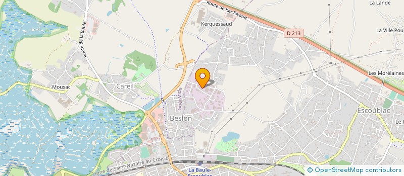 localisation de l'entreprise MONSIEUR FRANCK BIGOUIN  LA BAULE-ESCOUBLAC