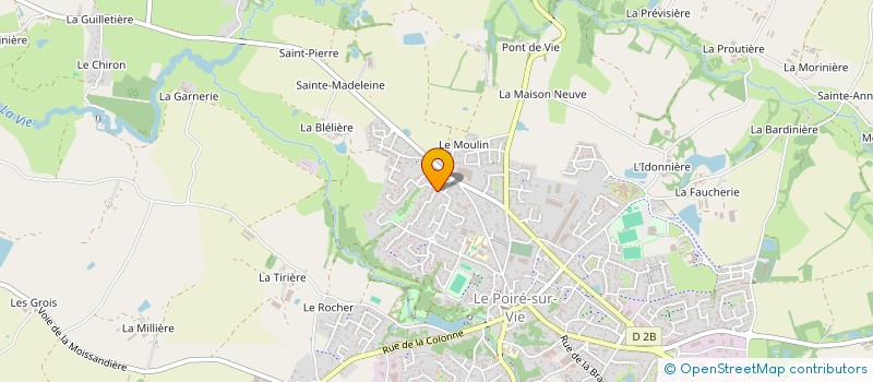 localisation de l'entreprise MONSIEUR FRANCK BILLARD à DOMPIERRE-SUR-YON