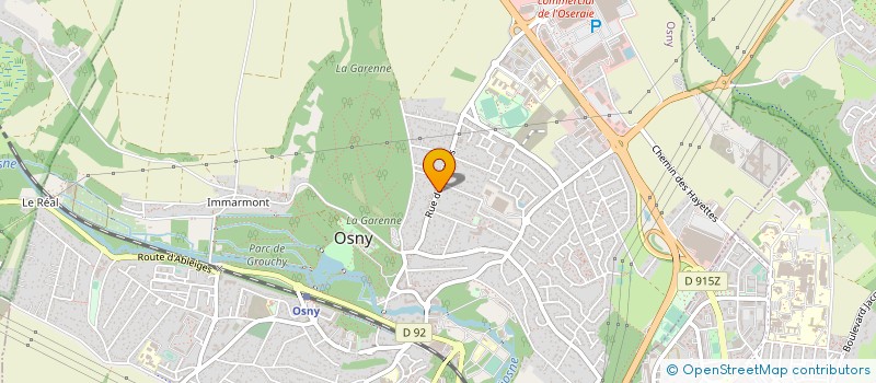 localisation de l'entreprise MONSIEUR FRANCK BILLAULT  CERGY