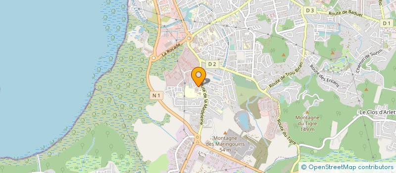 localisation de l'entreprise MONSIEUR FRANCK BILLION  CAYENNE