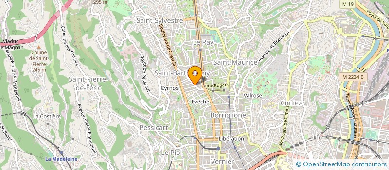 localisation de l'entreprise MONSIEUR FRANCK BILY à NICE