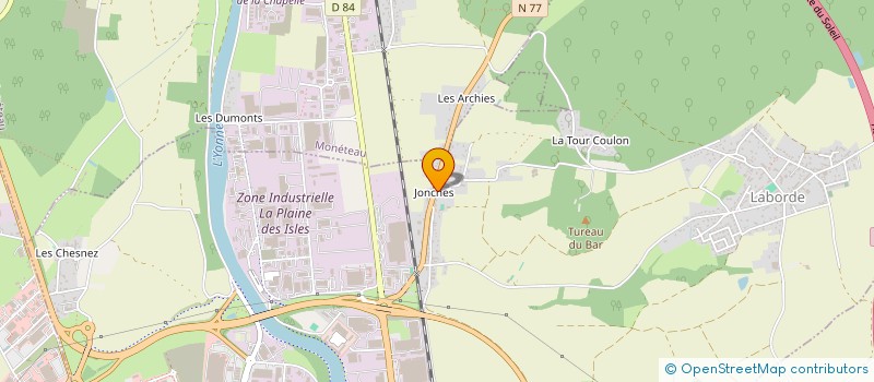 localisation de l'entreprise MONSIEUR FRANCK BINET à AUXERRE