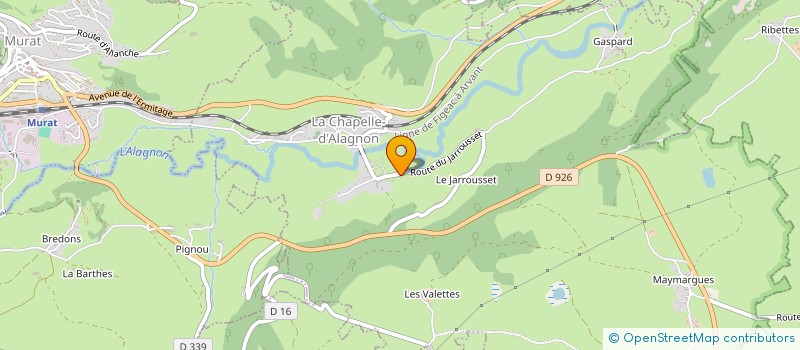 localisation de l'entreprise MONSIEUR FRANCK BLANC à LAVEISSIERE