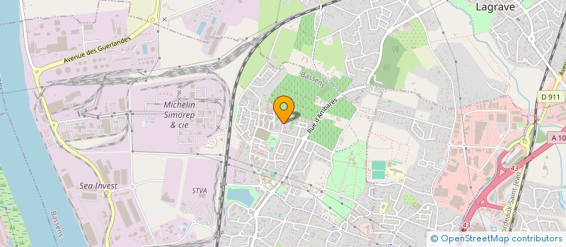 localisation de l'entreprise MONSIEUR FRANCK BLANC  BASSENS