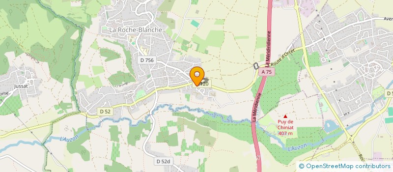 localisation de l'entreprise MONSIEUR FRANCK BLANC  LA ROCHE-BLANCHE