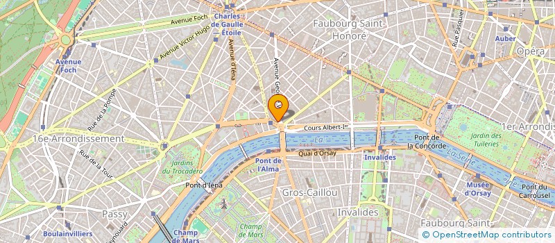 localisation de l'entreprise MONSIEUR FRANCK BLANCHARD  PARIS