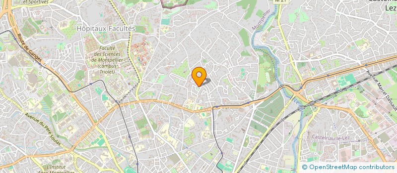 localisation de l'entreprise MONSIEUR FRANCK BLANCHARD à MONTPELLIER