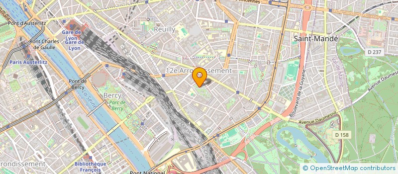 localisation de l'entreprise MONSIEUR FRANCK BLEINES  PARIS