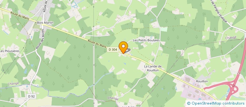 localisation de l'entreprise MONSIEUR FRANCK BLIN  CHANGE