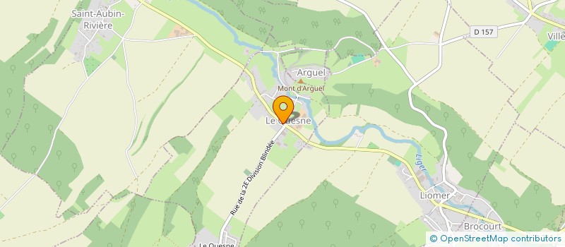 localisation de l'entreprise MONSIEUR FRANCK BLONDEL  LE QUESNE