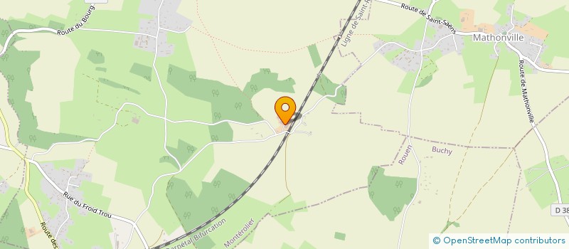 localisation de l'entreprise MONSIEUR FRANCK BLOQUEL  MONTEROLIER