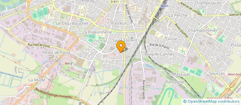 localisation de l'entreprise MONSIEUR FRANCK BOEUF à NIORT