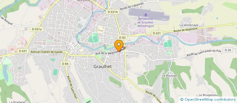 localisation de l'entreprise MONSIEUR FRANCK BOEX à GRAULHET