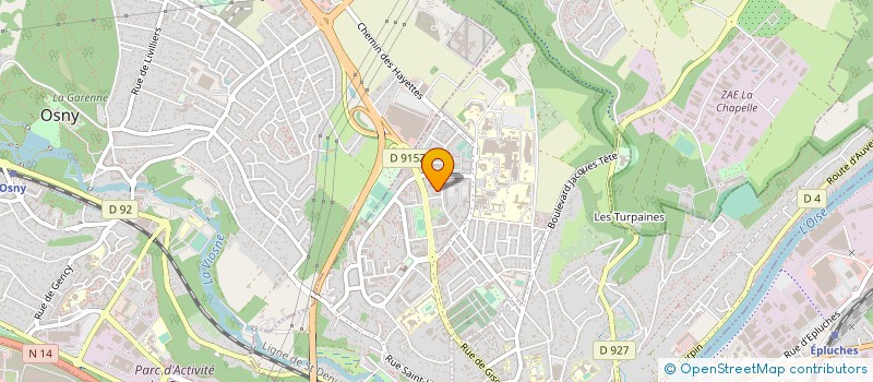 localisation de l'entreprise MONSIEUR FRANCK BOINVILLE  PONTOISE