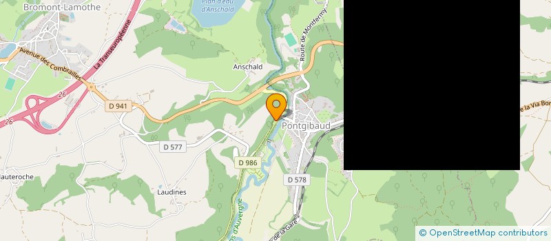 localisation de l'entreprise MONSIEUR FRANCK BOISSY  PONTGIBAUD