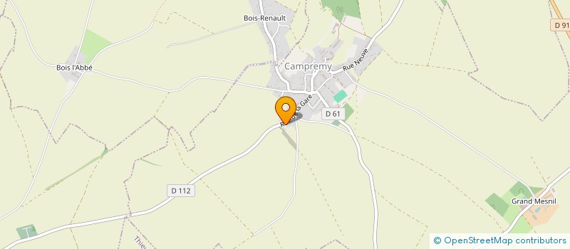 localisation de l'entreprise MONSIEUR FRANCK BOISVILLIERS  CAMPREMY