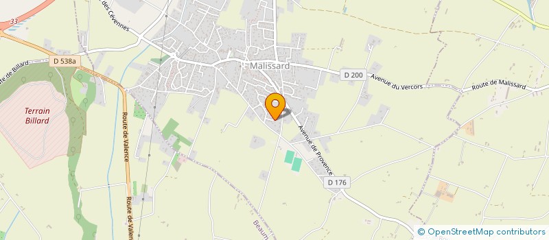 localisation de l'entreprise MONSIEUR FRANCK BONAN  MALISSARD
