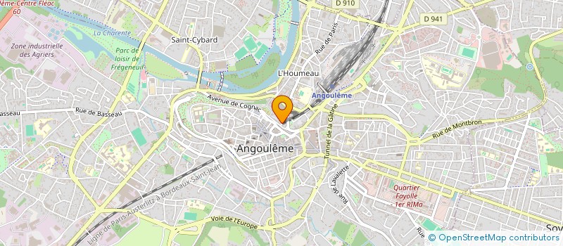 localisation de l'entreprise MONSIEUR FRANCK BONAY à ANGOULEME