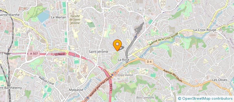 localisation de l'entreprise MONSIEUR FRANCK BONDA à MARSEILLE