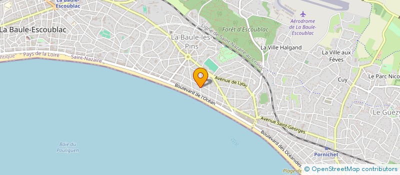 localisation de l'entreprise MONSIEUR FRANCK BONDY à LA BAULE-ESCOUBLAC