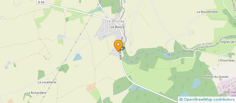 localisation de l'entreprise MONSIEUR FRANCK BONNAMY  LE BOULAY