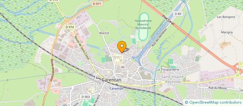 localisation de l'entreprise MONSIEUR FRANCK BONNELL  CARENTAN-LES-MARAIS