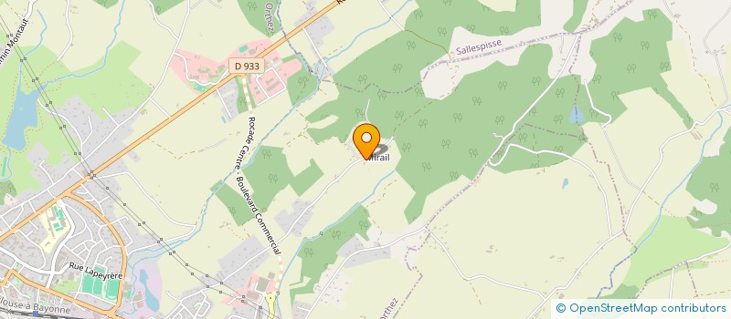 localisation de l'entreprise MONSIEUR FRANCK BONNENOUVELLE  ORTHEZ