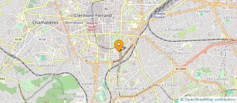 localisation de l'entreprise MONSIEUR FRANCK BONNET  CLERMONT-FERRAND