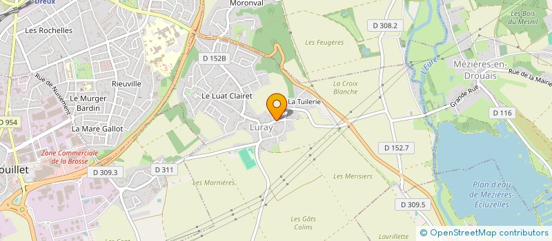 localisation de l'entreprise MONSIEUR FRANCK BONO à LURAY