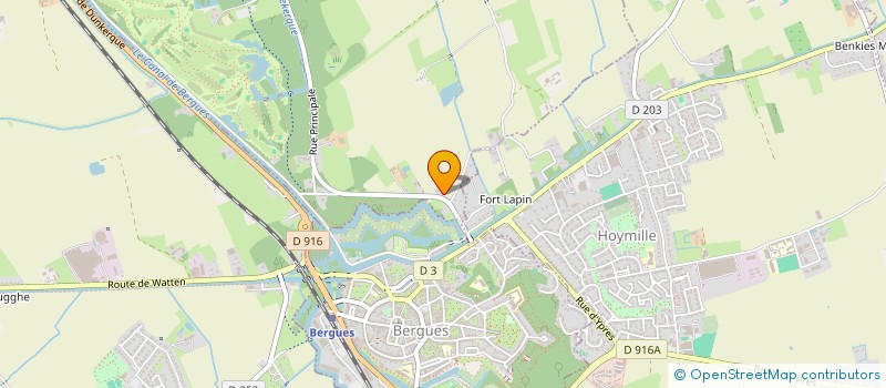 localisation de l'entreprise MONSIEUR FRANCK BONY  TETEGHEM-COUDEKERQUE-VILLAGE