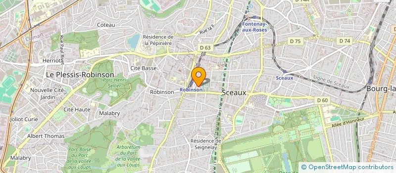 localisation de l'entreprise MONSIEUR FRANCK BORNAY à SCEAUX