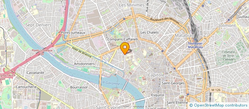 localisation de l'entreprise MONSIEUR FRANCK BORRI à TOULOUSE