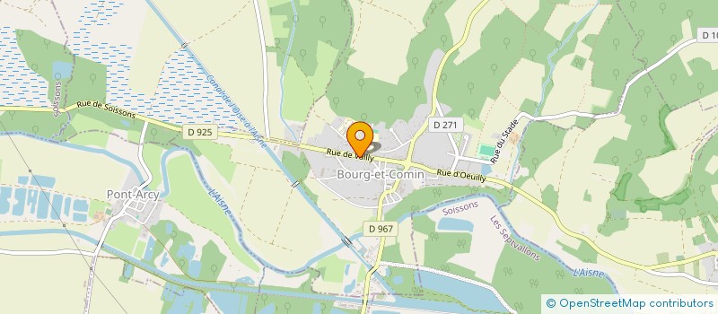 localisation de l'entreprise MONSIEUR FRANCK BORTZMEYER  BOURG-ET-COMIN