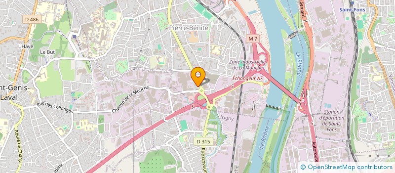 localisation de l'entreprise MONSIEUR FRANCK BOSC  OULLINS-PIERRE-BENITE