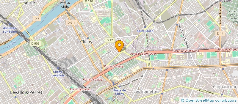 localisation de l'entreprise MONSIEUR FRANCK BOSCHER à CLICHY