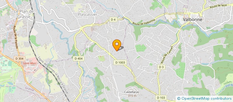 localisation de l'entreprise MONSIEUR FRANCK BOSELLI  MOUANS-SARTOUX