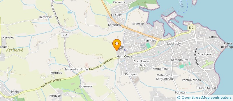 localisation de l'entreprise MONSIEUR FRANCK BOSSELUT  LOCTUDY