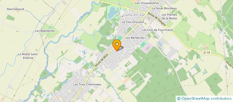 localisation de l'entreprise MONSIEUR FRANCK BOUCHERAUD à LAILLY-EN-VAL