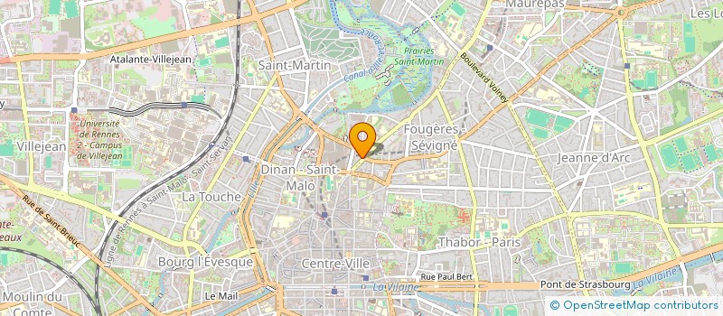 localisation de l'entreprise MONSIEUR FRANCK BOUCHET  RENNES