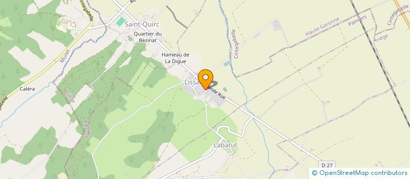 localisation de l'entreprise MONSIEUR FRANCK BOUCHET à LISSAC