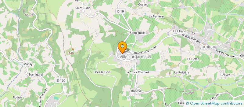 localisation de l'entreprise MONSIEUR FRANCK BOUDOT à DENICE